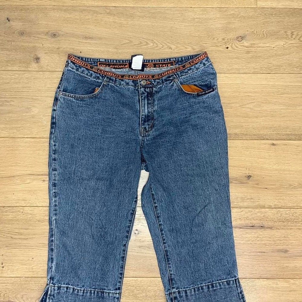 Oklahoma State University team jeans
